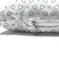 thumbnail image 4 of Floral Pet Bed, Rhythmic Intertwined Monochrome Geometric Elements on Plain Backdrop, Resistant Pad for Dogs and Cats Cushion with Removable Cover, 24" x 39", White and Dark Sea Green, by Ambesonne, 4 of 4