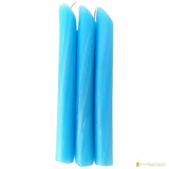 Pastel Blue Drip Candle 10 Pack