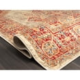 thumbnail image 6 of MDA Home Heriz Collection Southwestern Medallion Beige Area Rug - 7'6.5" x 11'2", 6 of 7