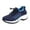 Blue #13, variant on Vamuko Womens Platform Sneakers 2025 Orthopedic Air Cushion Slip on Sneakers Wedge Plantar Fasciitis Relief Knit Sneakers Thick Bottom Stretch Walking Shoes Black 10