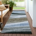 thumbnail image 6 of Addison Rugs Chantille Indoor/Outdoor Transitional Swirls Brown Washable Runner Rug, 2'3" x 7'6", 6 of 6