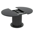thumbnail image 7 of Fsbecl Extendable Wooden Round Dining Table, Modern Farmhouse Kitchen Table for 4-6, Black, 7 of 7
