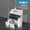 WHITE, variant on [ 3-in-1 Or 4-in-1 Foldable Space Saving ]Broom And Dustpan Set Multifunctional Upgraded Version