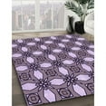 thumbnail image 2 of Ahgly Company Indoor Square Patterned Plum Purple Area Rugs, 4' Square, 2 of 6