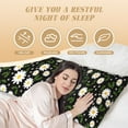 thumbnail image 3 of Disketp Daisy Print Body Pillow Cover - Super Soft 20x54 Body Pillow Case,Long Side Hidden Zipper (without pillow core), 3 of 6