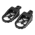 thumbnail image 4 of Reposapiés universales anchos para motocicleta, de aluminio, color negro, compatibles con 883 2009-2017, 4 of 9