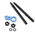 thumbnail image 1 of Bicycle Inner Tubes Valve Extender, High Hardness Integrated Inner Tubes Valve Extender Anodic Oxidation Antislip Durable Aluminum Alloy  for Cycling 45mm,80mm, 1 of 7