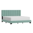 thumbnail image 6 of Reece Channel Stitched Upholstered King Bed, Caribbean Green, by Hillsdale Living Essentials, 6 of 23
