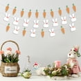 thumbnail image 6 of Easter Party Decorations Carrot Hanging Ornaments Set of 10, Bright and Festive Bunny Carrot Banner for Birthday, Spring Holiday, and Easter Home Decor B, 6 of 6