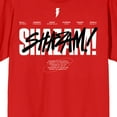 thumbnail image 2 of Shazam 2 Fury Of The Gods Hand Sketch Art Crew Neck Short Sleeve Red Women's T-shirt-XL, 2 of 3