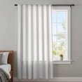 thumbnail image 4 of Blue Striped Sheer Curtains 84 Inches Long, Modern Stripes Farmhouse Light Filering Curtains, Breathable Simi Curtain Privacy Drapes for Living Room Bedroom Lightweight Window Treatment, 4 of 9