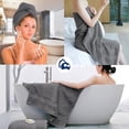 thumbnail image 3 of Toallas de Baño Bluelander 2 piezas Algodón Gris, 3 of 4