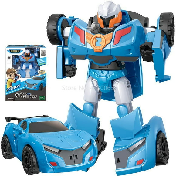 Mini Transformer Robot Toy Korean Cartoon Brothers Anime Transformer Car Airplane Toy Children Gift Z with Color Box AY