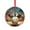 Pattern-1, variant on Cartoon Easter Rabbits Eggs Crystal Glass Christmas Ornament Happy Easter Day Pink Flower Colored Egg Glass Round Ornaments Hanging Ornaments Xmas Tree Decor for Family Friends Lovers