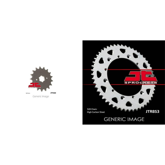 JT Front & Rear Steel Sprocket Kit for ATV/UTV YAMAHA YFZ350 Banshee 1989-2006