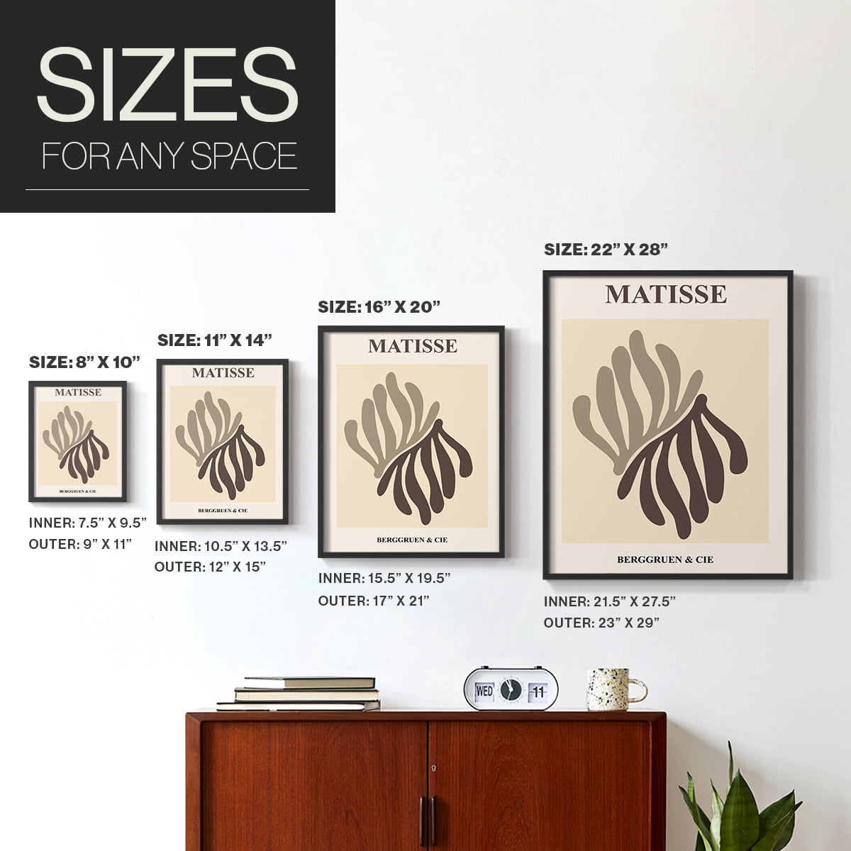 Matisse LXIV Framed Print - Solid Wood