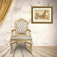 thumbnail image 3 of Circle of Bartholomeus Breenbergh 24x19 Gold Ornate Framed and Double Matted Museum Art Print Titled - Roman Ruins, 3 of 4