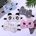 thumbnail image 2 of Blindfolds, Cat Sleep Mask Eye Bandage Plush Cute Mask Panda Sleeping Cover for Women Men Sort Cotton Health Relax (Color : Gray Mouse), 2 of 2