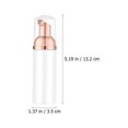 thumbnail image 2 of MasteelfCA 5pcs 60ml Pump Bubble Empty Bottle Cosmetic Bottle Durable Refillable Container, 2 of 7
