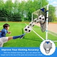 thumbnail image 6 of 1PCS Soccer Goal Target Net, Soccer Goal Target Nets for Shootings Accuracy Training, Easy to Attach and Detach for Ball Football Shooting Accuracy Practice(Yellow), 6 of 8