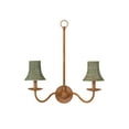 thumbnail image 2 of Currey And Company 0900-0042 Bell 6" W X 5" L Teal Seagrass Lighting Shade - Teal, 2 of 4