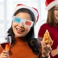 thumbnail image 4 of HEATSHAKING 70Pcs Anaglyph 3D Glasses Red and Blue Cardboard for Home Movie Theater Viewing, 4 of 8