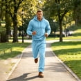 thumbnail image 4 of yillto Men's 2 Piece Tracksuit Sets Hooded Crewneck Sweatshirts and Joggers Sweatpants Sweatsuit, 4 of 7