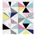 thumbnail image 2 of Ambesonne Eighties Shower Curtain, Memphis Geometrical Funky, 69"Wx70"L, Multicolor, 2 of 4