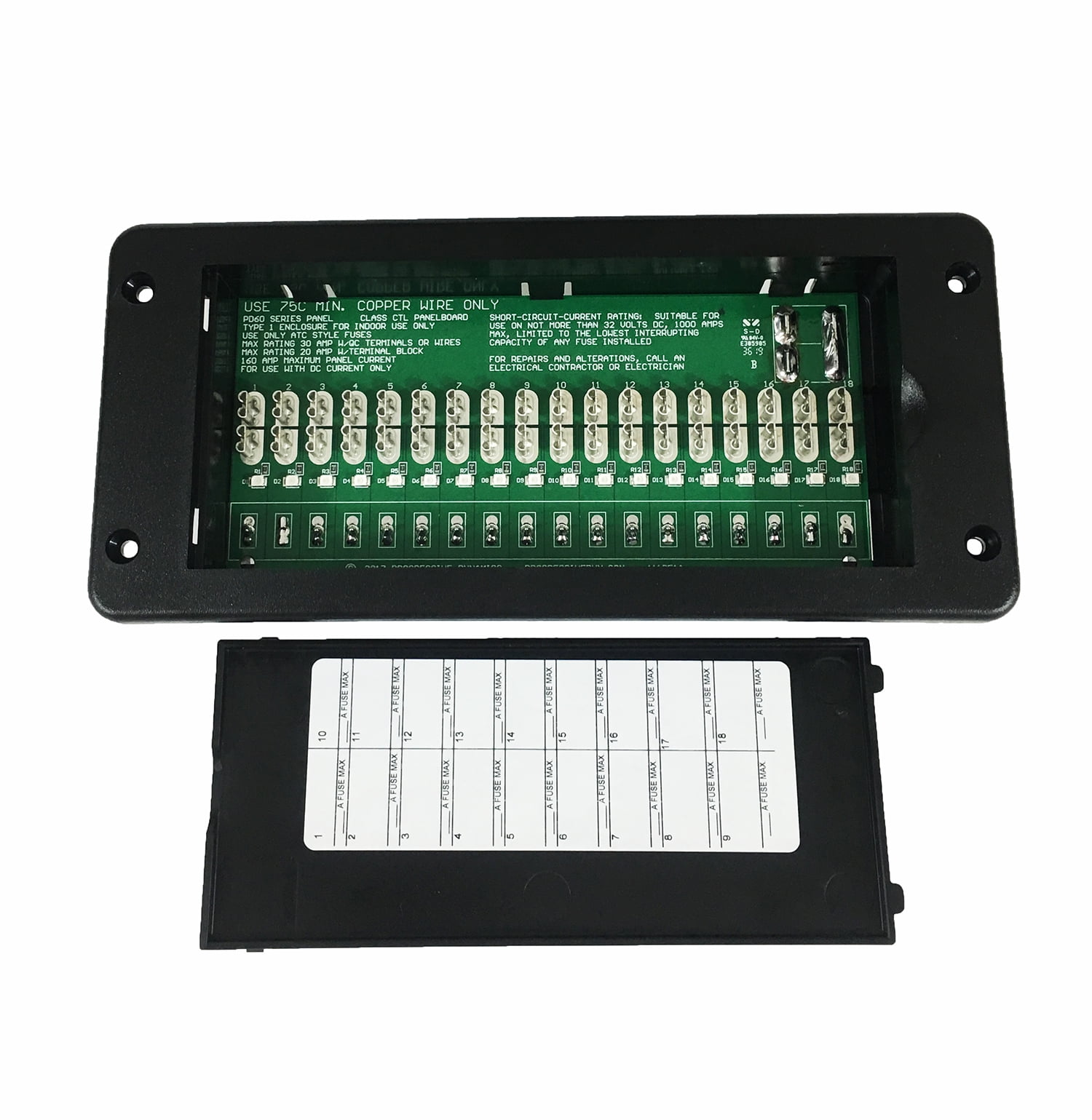 Progressive Dynamics PD60K18T2L15 Black Flush Mount DC Power Control