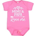 thumbnail image 3 of Inktastic Mimi and Papa Love Me Boys or Girls Baby Bodysuit, 3 of 5