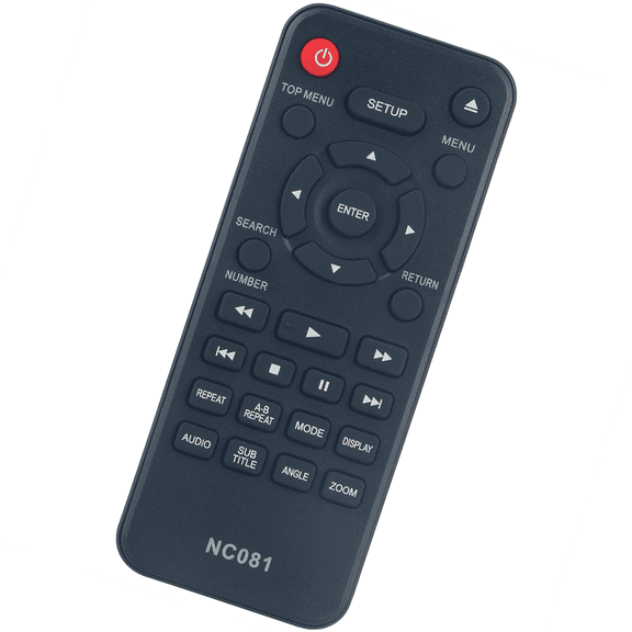 NC081UH NC081 Replacement Remote Control for Funai DVD Player DP100FX5