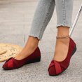 thumbnail image 5 of BOERTEU Women Rhinestone Wedge Slip On Dress Shoes, 5 of 8