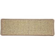 Braided rug stair treads