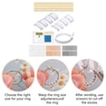 thumbnail image 3 of MOMOJIA 71Pcs Invisible Rings Adjuster Set Rings Size Adjuster for Loose Rings Tightener, 3 of 7