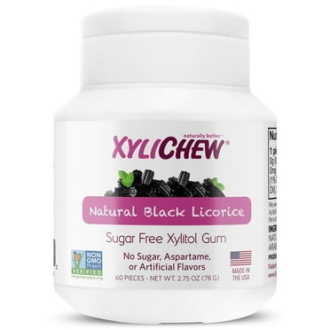 XYLICHEW Xylichew Licorice Gum Jar 60 PC
