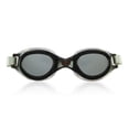 thumbnail image 2 of Speedo Boomerang Unisex-Adult Swim Goggle - Black/White, with Silicone Strap UV Protection Latex-free Anti-fog Fog-free Adjustable Flexible Stylish Tinted Lenses Glass, 2 of 5
