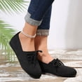 thumbnail image 6 of Sngxgn Flats Shoes Women Comfortable Women's Flats(Black,40), 6 of 8