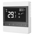 thumbnail image 1 of LCD Thermostat, AC220V Practical Thermostat  For Living Room For Underfloor Heating For Bedroom Dining Room For Temperature Control Equipment, 1 of 8