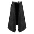thumbnail image 2 of Mens Scottish Kilts Vintage Gothic Pleated Skirt Vintage Scotland Plaid Skirt Classic Retro Steampunk Utility Skirt Men Casual Solid Gothic Fashion Asymmetric Printing Pleated Skirt Short Skirt, 2 of 9