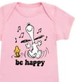 thumbnail image 3 of Peanuts - Snoopy & Woodstock Dance Happily - Infant Baby One Piece, 3 of 6