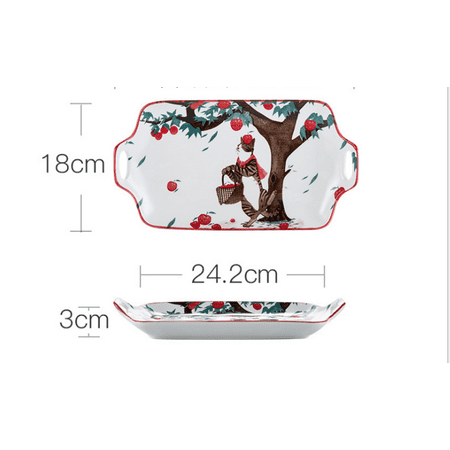 

Livesture DrinkingTea Set Cute Children s Ceramic Tableware Set Dinosaur Ceramic Bowl Eating Bowl Household Plate Saucer Cup Ping An Tree