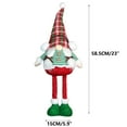 thumbnail image 3 of ufehgfjh Tax Free Weekend Christmas Doll Christmas Dwarf Faceless Old Man Doll Telescopic Display Window Scene Decoration, 3 of 5