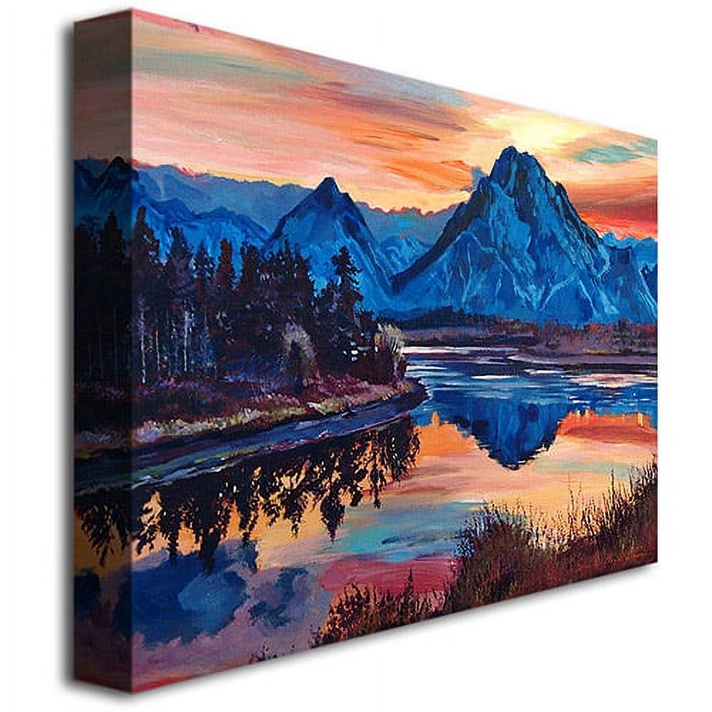 Trademark Art "Mountain Serenade" Canvas Wall Art by David Lloyd Glover
