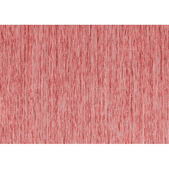 Ahgly Company Indoor Rectangle Abstract Red Contemporary Area Rugs, 7' x 9'