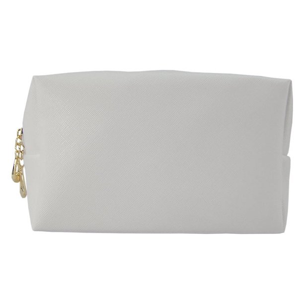 Bolsa de cosméticos para mujer, de poliuretano, portátil, cuadrada, impermeable, bonita bolsa de viaje para guardar artículos de aseo