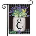 thumbnail image 2 of Briarwood Lane Farmhouse Monogram Letter E Garden Flag, 2 of 4