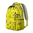 thumbnail image 2 of Bees & Abstract Art Backpack&nbsp;- Unique Statement Piece for College, Scratch-Proof Base, Hidden Pocket for Valuables, 2 of 6