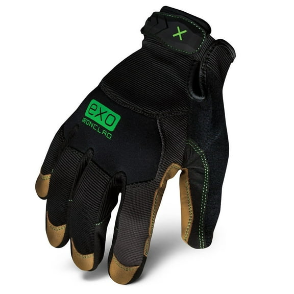Ironclad EXO-MOL-02-S Modern Leather Gloves, Small, Black/Gold