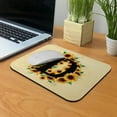 thumbnail image 5 of WIRESTER 8.66x7.08 in Rectangle Mouse Pad with Non-Slip Rubber Base for Computers, Laptop, Office & Home - Sunflower Vintage D, 5 of 5