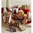 thumbnail image 4 of Snowflake Wood Bin Treats of Truffles, Cookies, Popcorn, Milk Chocolate Caramel, Chocolate Covered Pretzels and more Gift Box of Sweet Treats, 4 of 4